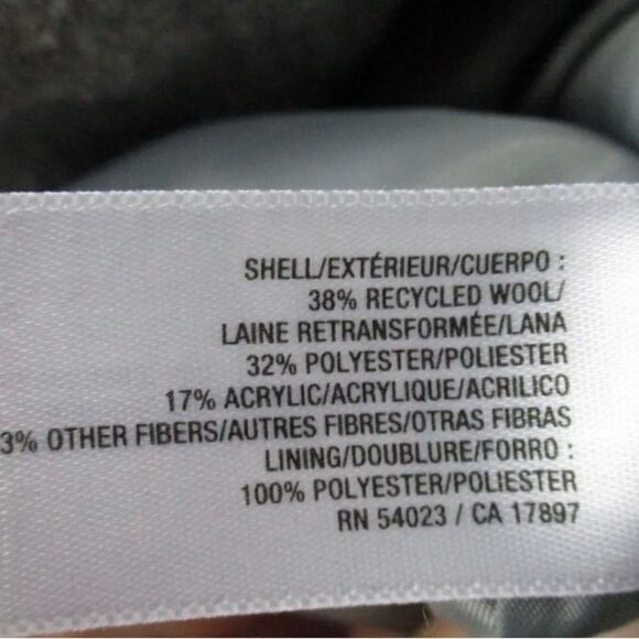 Old Navy Women’s Pea Wool Coat - Picture 4 of 5